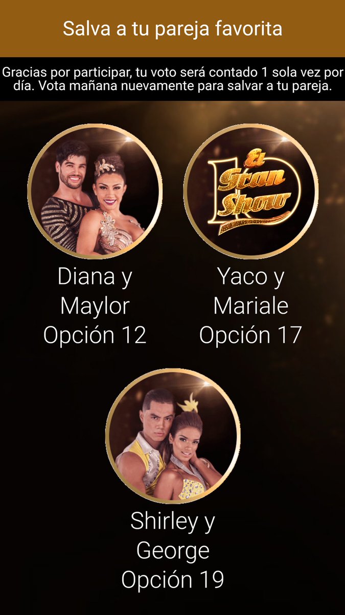 LaNashhhh's tweet photo. Ya saben Descargue la app América Tv Go 

Y votar por @Yacoturco9 OPCIÓN 17

@natvertiz @ELGRANSHOW_Peru https://t.co/2DQU5sbz7I