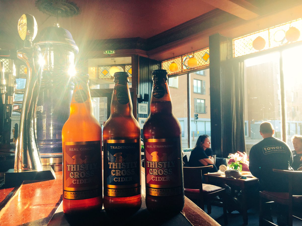 Freshly stocked In our fridges. Come down and enjoy the great weather with great booze! #leith #edinburgh #thistlycross #cider #sun