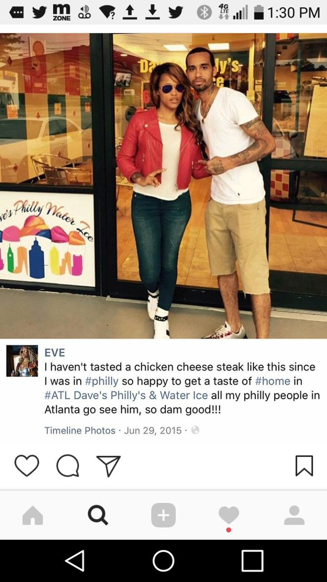 <a href="/EatingWithErica/">Eating With Erica</a> What did celebrity <a href="/TheRealEve/">EVE</a>  have to say about BIG Dave's Cheesesteaks in #Atlanta