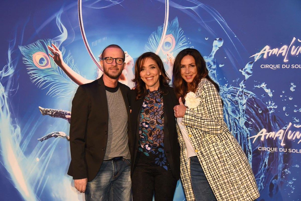 #Raf e #GabriellaLabate alla premiere di #Amaluna del #CirqueDuSoleil ieri a #Roma