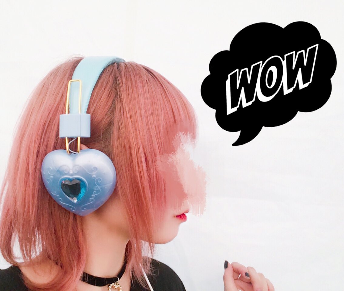 今日DJの時に使ったヘッドホンはswimmerの魔女っ子ヘッドホンでござる