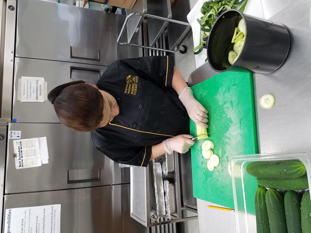 BurtonHorizon's tweet photo. Students and staff are busy preparing for tonight's Parent BBQ and Open House. (pictured: Esme Licon) https://t.co/IgzT7H95BO