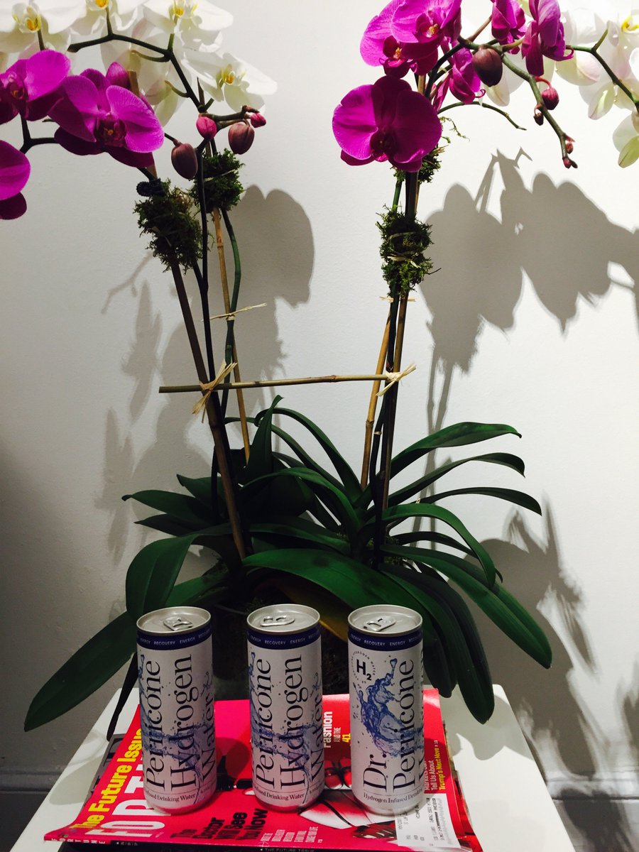 Thank you <a href="/DrPerricone/">Dr. Nick Perricone</a> for introducing hydrogen water to our office. The staff and clients love it! <a href="/DrPerricone/">Dr. Nick Perricone</a> <a href="/UncleRUSH/">Russell Simmons</a> <a href="/daniellepashko/">Danielle Pashko</a>