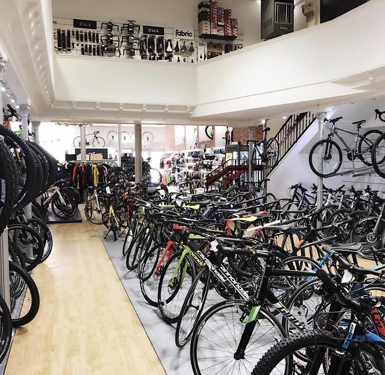 PedalPowerStore's tweet photo. All set for the weekend! We have everything bike! We have nice coffee! The boss might even pop the @giroditalia on the TV https://t.co/Lfs7Oua4FT