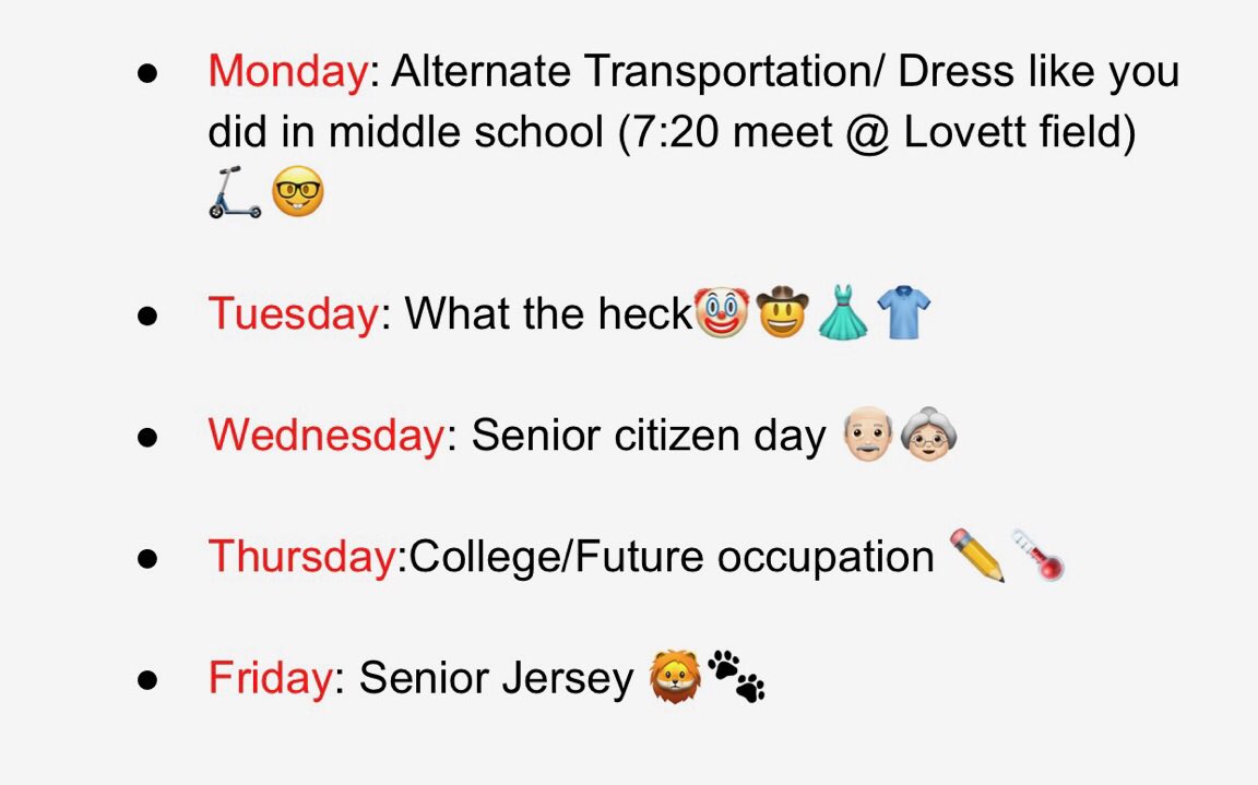 MPHS_StudCo's tweet photo. SENIORS ONLY!! https://t.co/bOqRTWDnj4