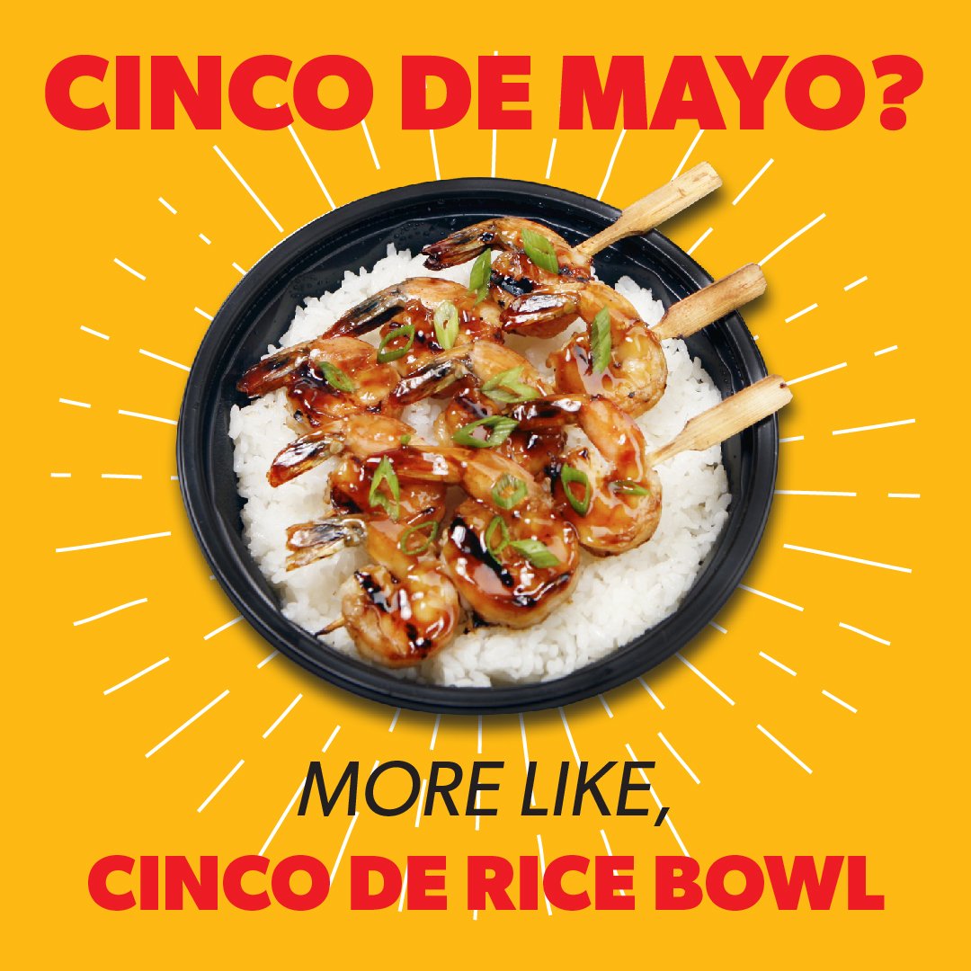 TGIF. Make it a 'cinco de rice bowl' kind of day! 
#cincodemayo #TGIF