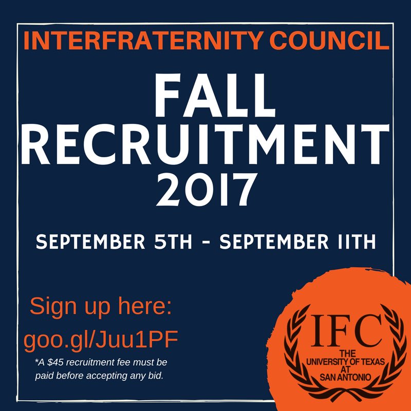 If you are interested in going through recruitment, sign up for orientation to learn more! Register at goo.gl/Juu1PF