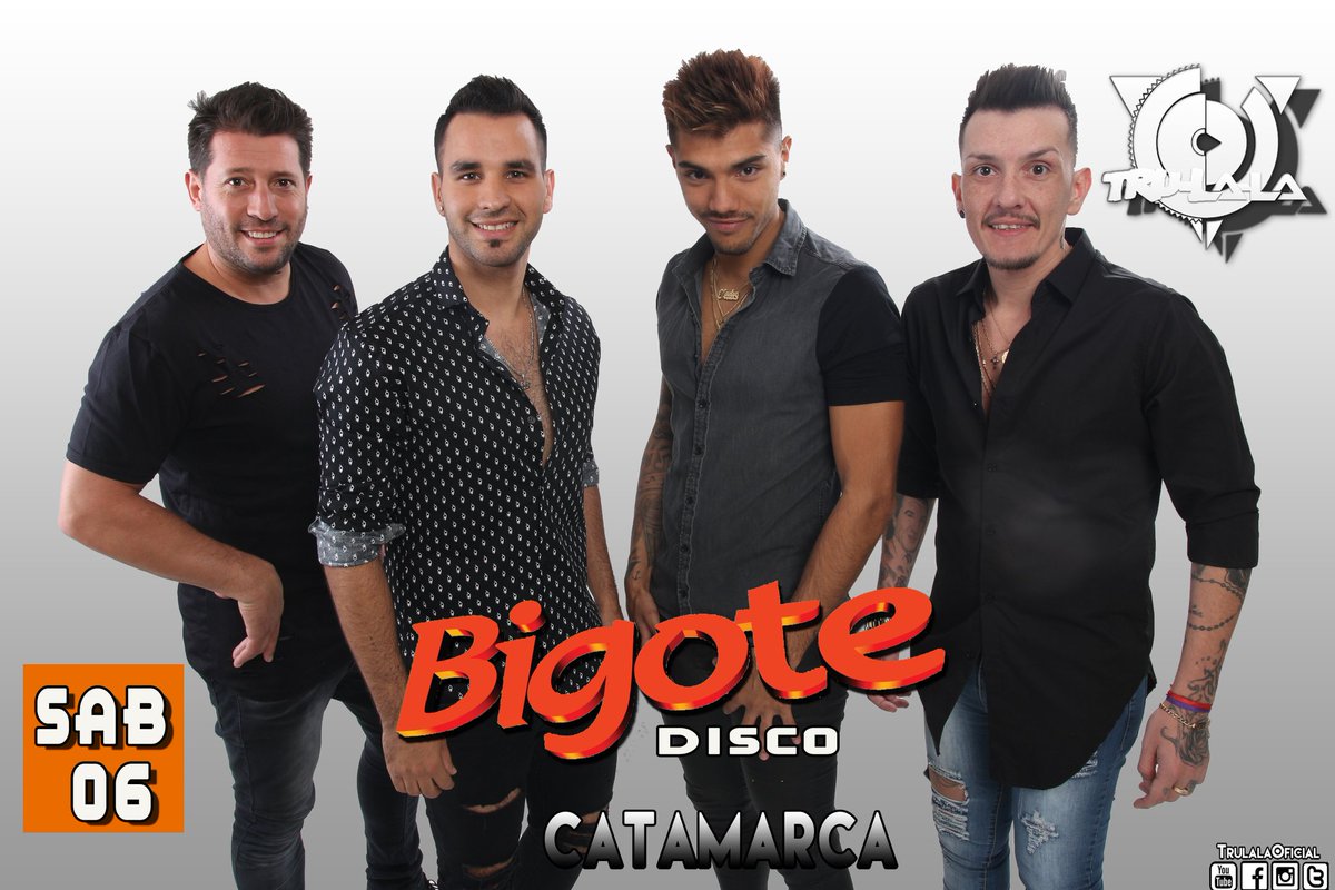 cachipalavecino's tweet photo. #Sábado para bailar el mejor cuarteto en #Catamarca❗💃 #BigoteDisco recibe a @TrulalaOficial @SantiGriffo @MauricioCanovas @gastontrula ☚ https://t.co/JQiw5oC8xd