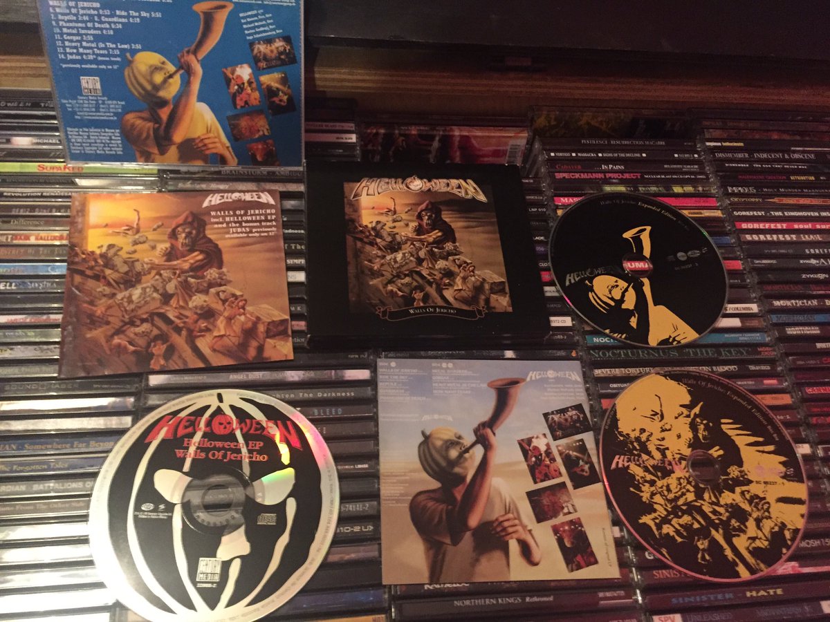 MetalskinLv's tweet photo. Helloween Walls of Jericho 
#collection #alemania #kaihansen #powermetal #helloween https://t.co/wcPx1AiH6k