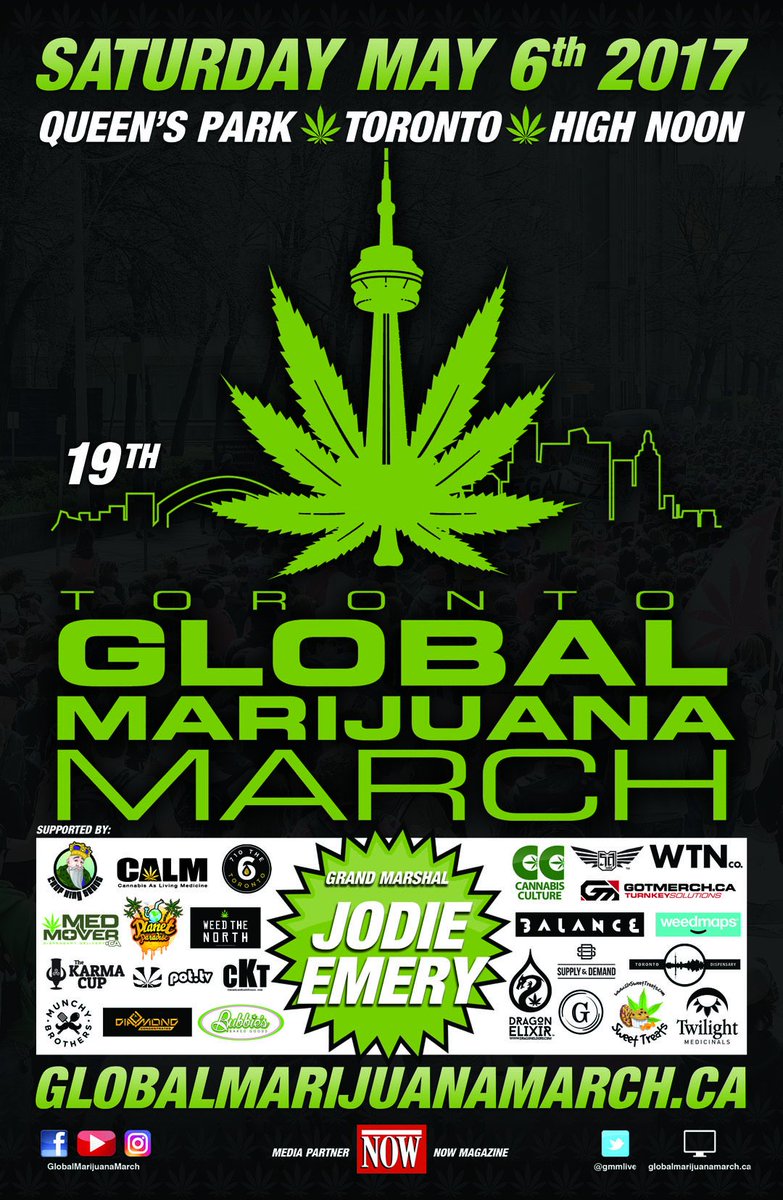 GMMLIVE's tweet photo. 1 more sleep until millions unite for the GLOBAL MARIJUANA MARCH! @JodieEmery &amp; thousands in Toronto HIGH NOON @ QUEEN'S PARK! #GMMTO #BIG https://t.co/OcejjXlYCE