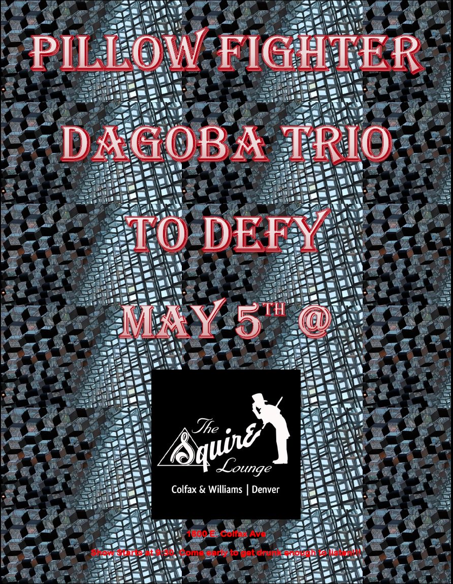 ToDefyBand's tweet image. Today is a day, Denver! One of those days when we are going to scar them memories of the lucky peeps that come see us make noises tonight!