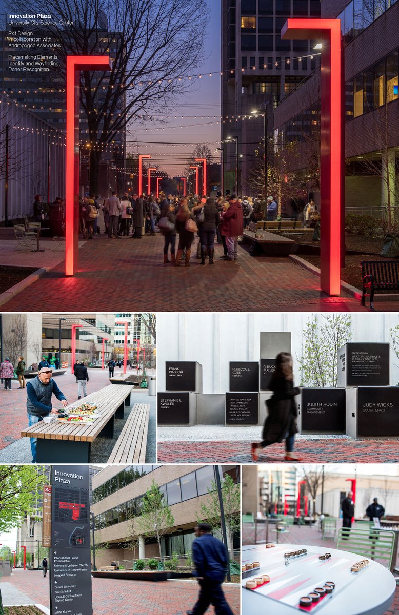 exploreexit's tweet photo. Honored to have our Innovation Plaza project recognized by our peers @aigaphilly with a recent Design Award! Happy Friday! #AIGAPDA https://t.co/Kxy81uSlvG