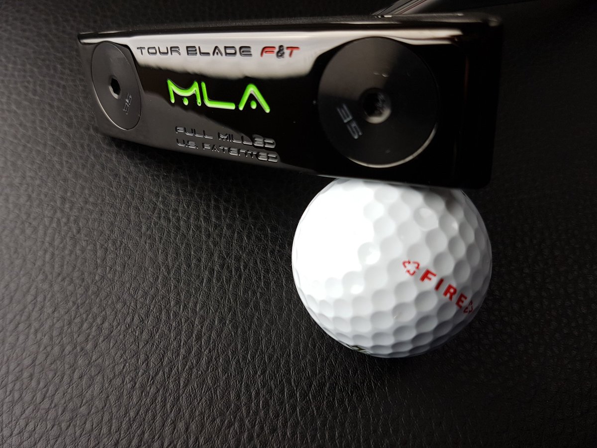 mla_golf's tweet photo. ..and our Black PVD F&T 100% milled version with our favourite @Dixon_Golf ball #putters2017 #golftips #playgolf #golfballs #mlaputters https://t.co/qfdD9MTnh3