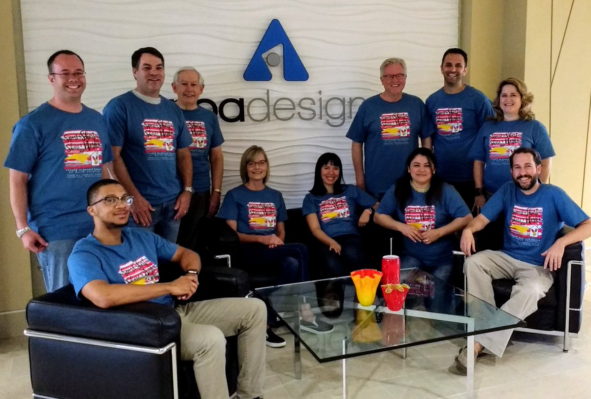 Happy Sport A Shirt Wear Day to support Ronald McDonald House of Charlotte @rmhofcharlotte #sas2017 (Elliott &amp; John are bookends again!)