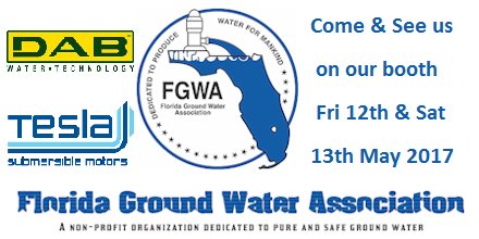 DAB Pumps will be exhibiting at the FGWA Annual Convention and Trade show on 12th &amp; 13th May  #TESLA #DAB #DABPumpsUSA #tradeshows