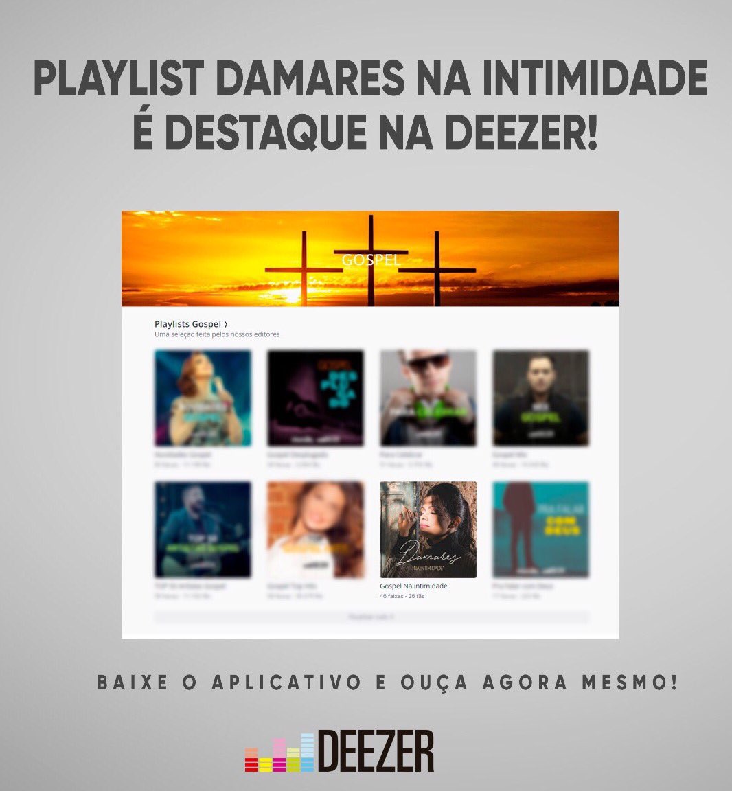 Damares_Oficial's tweet photo. Que show! Minha nova playlist #NaIntimidade é destaque na @DeezerBr, ainda ñ ouviu? Baixe o app e ouça agora msm!🙏🏼
#TrocoLikesPorStreamings https://t.co/VylIaymPhV