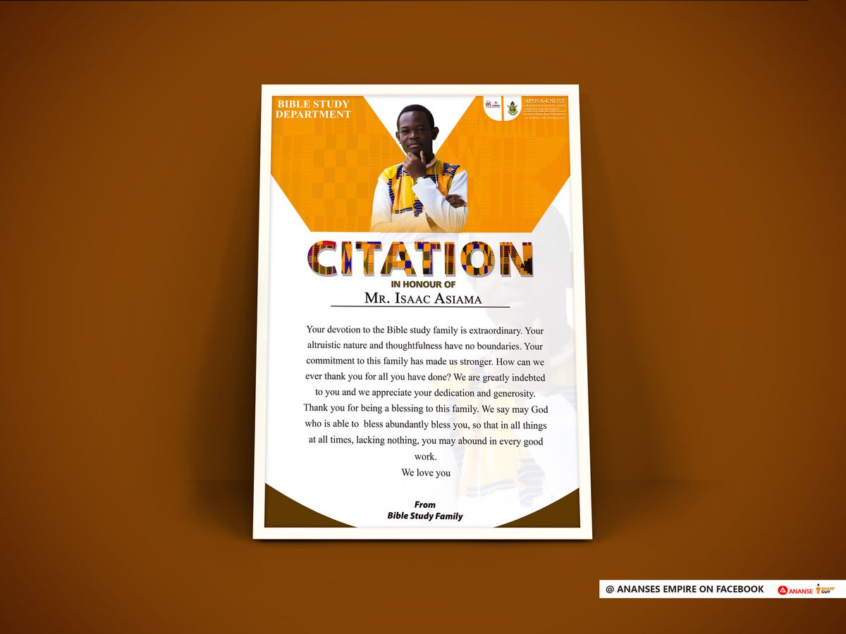 A N A N S E On Twitter Certificate Citation Design