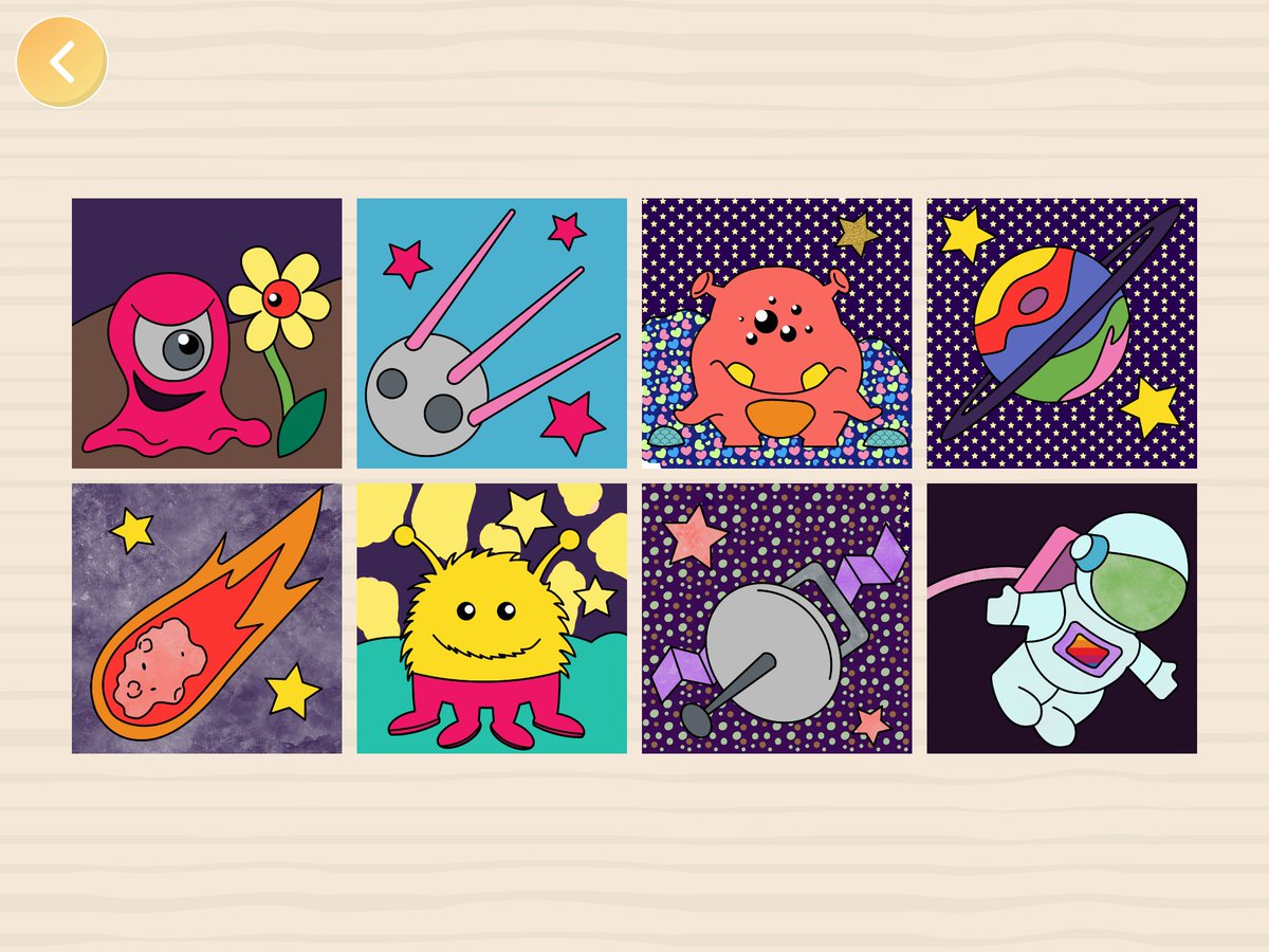 Children may use their fingers to draw or to color within the lines the way they do on paper. ☄☄➡️apple.co/2mofNrY #PicPen #ColorBook