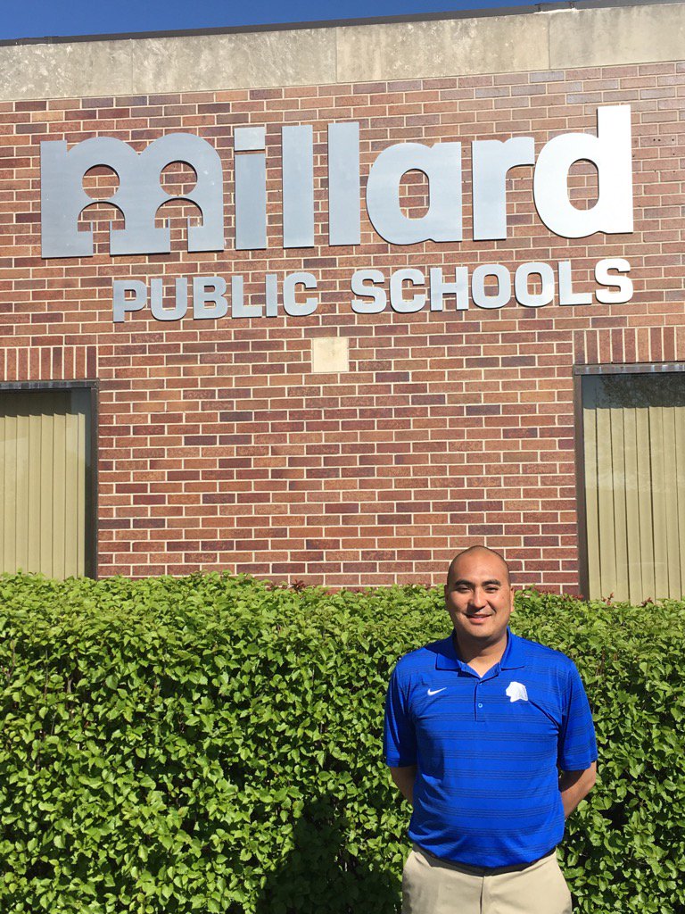 MPSHR's tweet photo. Congratulations James! Thrilled you get to be "all in" at Millard North now! #Proud2bMPS! https://t.co/mxTlKqwL7X