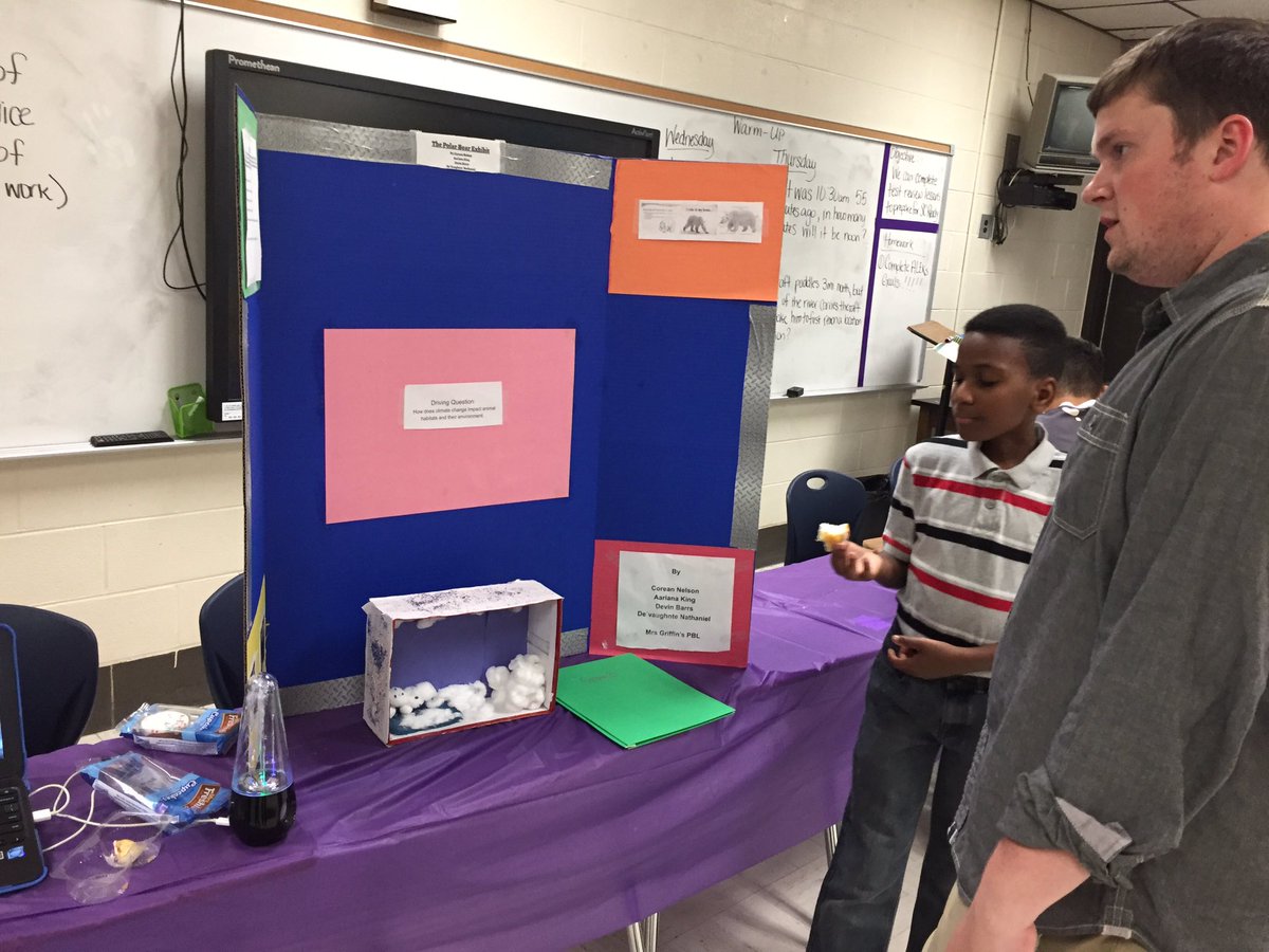 EducatorsToday's tweet photo. The PBL presentations last night at Bates Middle reflected student learning. @SumterSCSchools @Transform_SC @bdcampbe @EducatorsToday https://t.co/GkkrxMdw0p