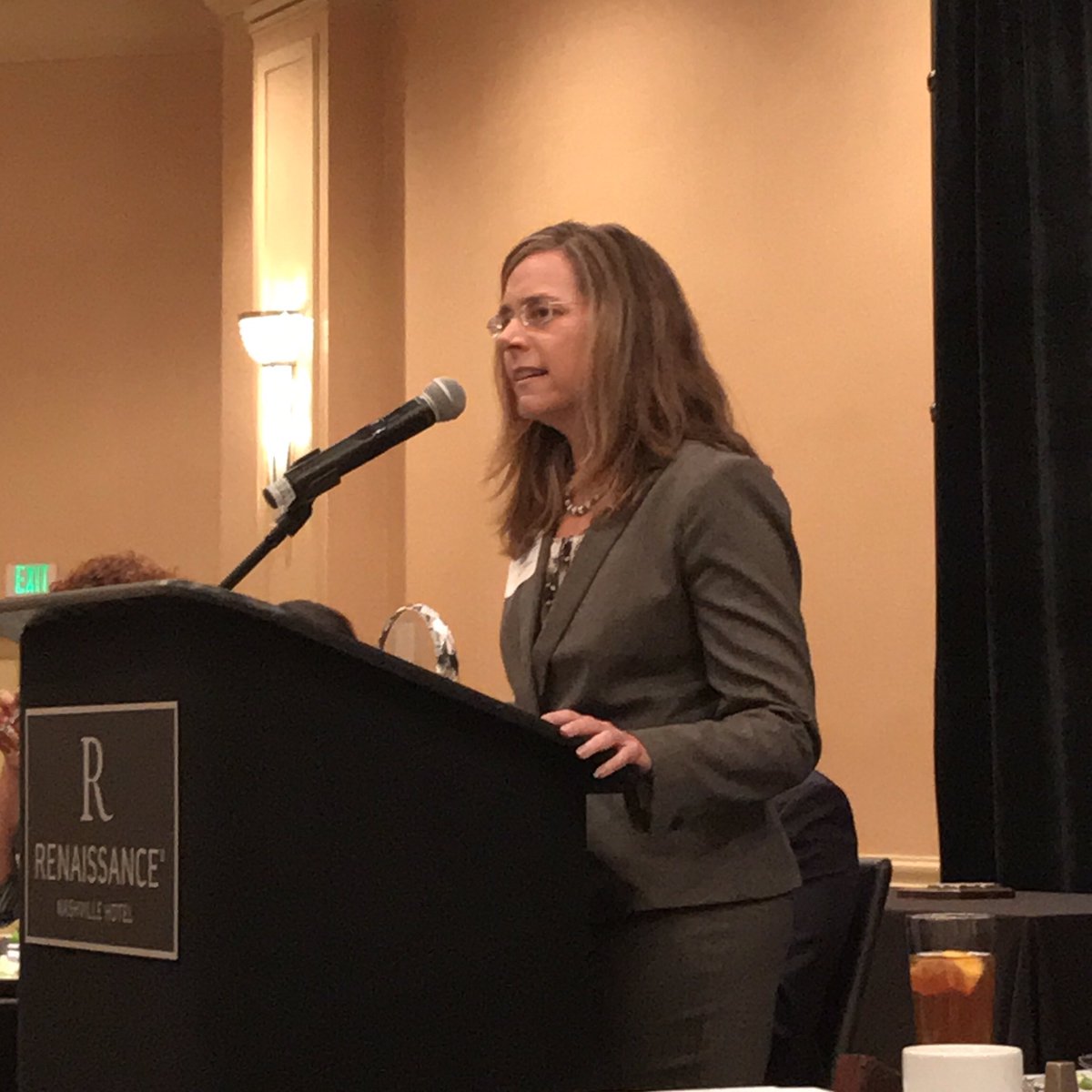 NashvilleBar's tweet photo. Public defender Dawn Deaner, the first female recipient of the NBA's prestigious Jack Norman, Sr. Award. Congratulations, Dawn! https://t.co/XPFu9Ezo8Z