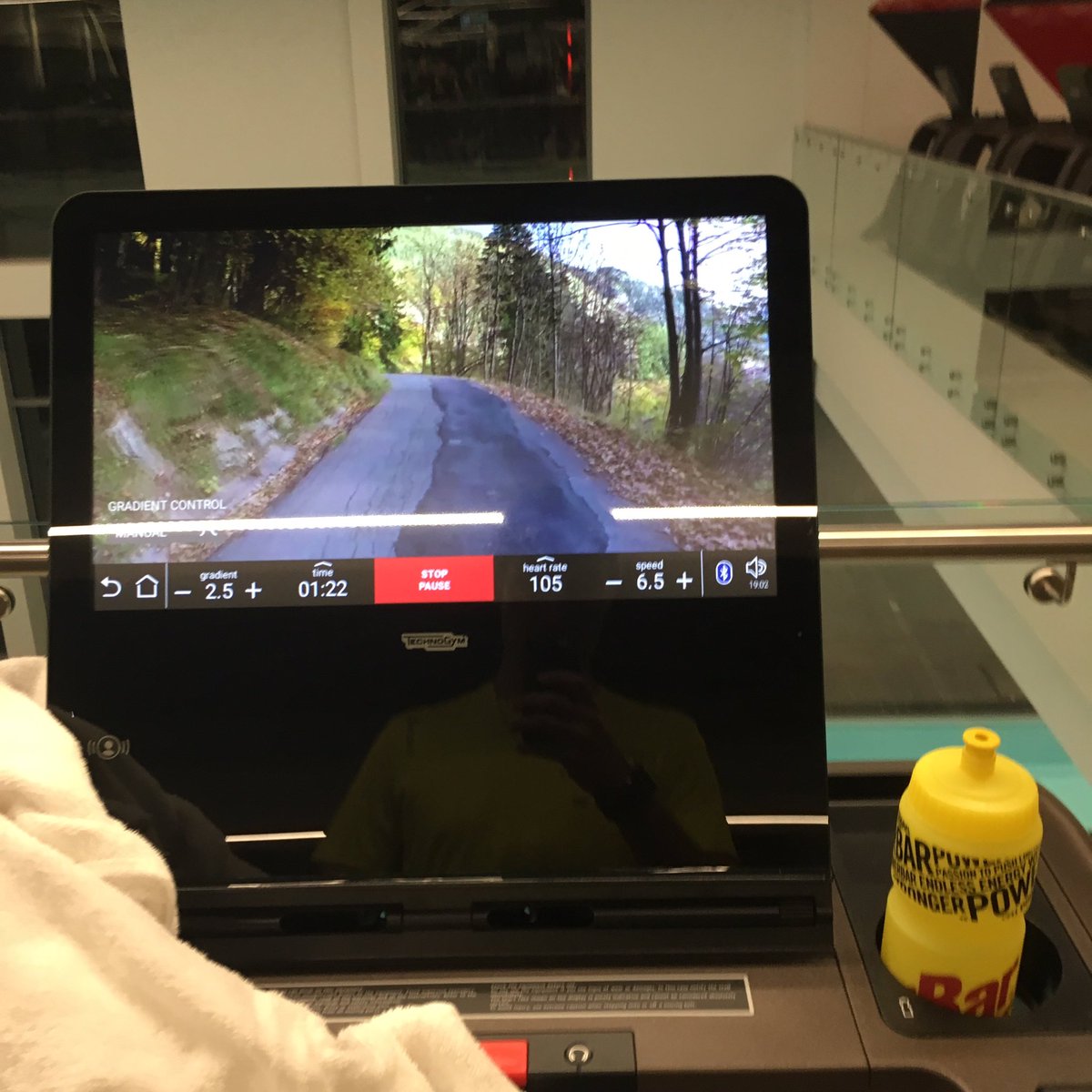 Very happy with my route,rhythm and pace of tonights running session <a href="/IMSouthAfrica/">IRONMAN South Africa</a> <a href="/Dunkeld_cycles/">Dunkeld cycles</a> <a href="/PowerBarSA/">PowerBarSA</a> #treadmill #triathlon