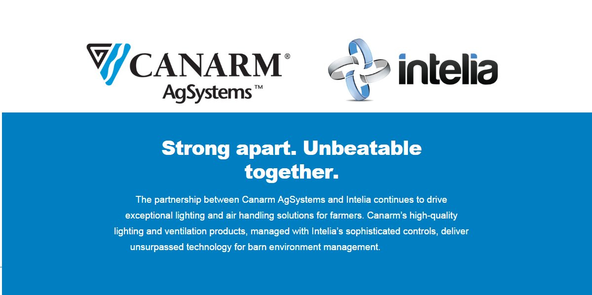 CanarmAgSystems's tweet photo. Canarm AgSystems & @intelia_com continue to drive exceptional #aglighting & #agventilation solutions. Visit https://t.co/2Dg0eube6N
#cdnag https://t.co/tSccltmMq0
