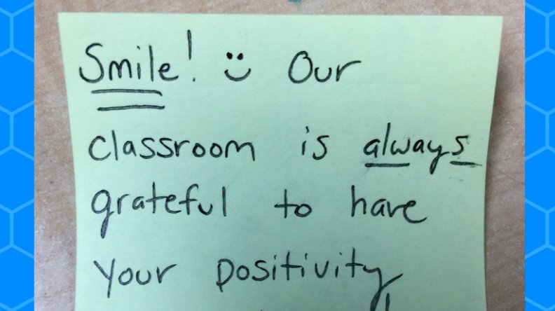 les19mignons's tweet photo. Why I Leave Positive Post-It Notes for My Fourth Graders Every Morning https://t.co/h823tsRxcg via... by #BrigitteProf via @c0nvey https://t.co/macmTsd9fw