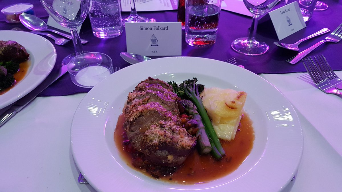 AAIR_Devizes's tweet photo. Two courses in at the #WBizAwards17 https://t.co/sSWltWsF1k