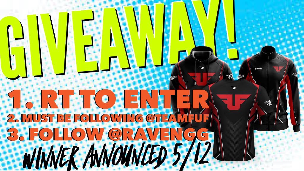 Want to win a jacket, jersey, or hoodie? Check out our new apparel store from <a href="/RavenGG/">Raven</a> raven.gg/teams/fearless… #giveaway #fufgiveaway