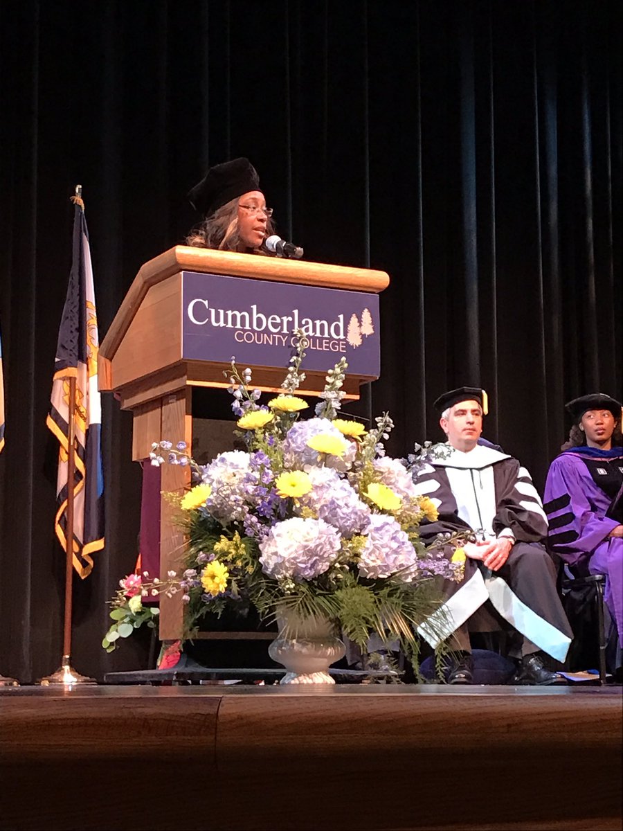 LFernandezPHL's tweet photo. Inspired &amp; proud of my sister in law @PrezYves on her installation as president of Cumberland County College! #congratsprezyves https://t.co/v6M4BoaZEV