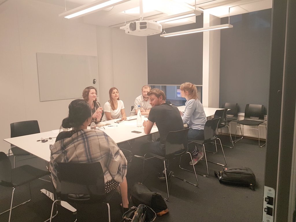 What an awesome start to <a href="/StartupBergen/">Startup Bergen 🇳🇴</a> Food Startup Weekend. Teams all set up and getting down to work 🚀