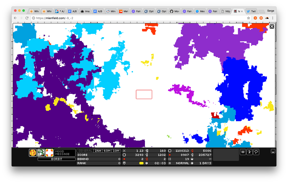 minefield_game's tweet photo. More then one million cells were cleared in only one day. Huge! Join us https://t.co/UrSjlhbXu7 #gamedev #minesweeper #puzzle https://t.co/iZiYVUdTSF