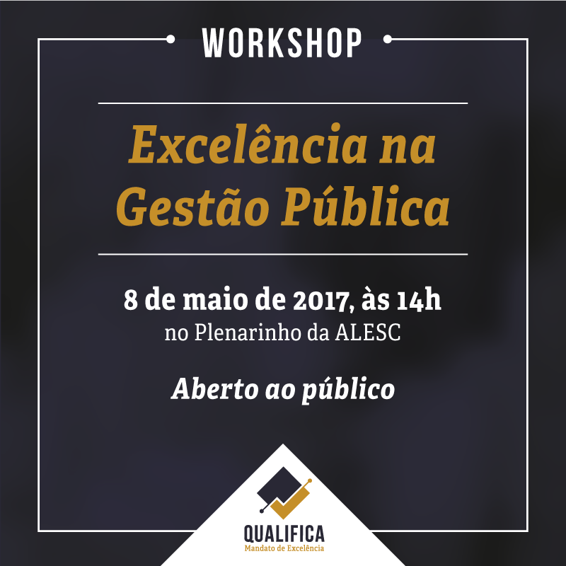 TRESCjusbr's tweet photo. #ProgramaQualifica promove, na próxima segunda (8), o workshop Excelência na Gestão Pública. Saiba mais: https://t.co/LcmS7bCwEJ https://t.co/LvjaVnzJFN