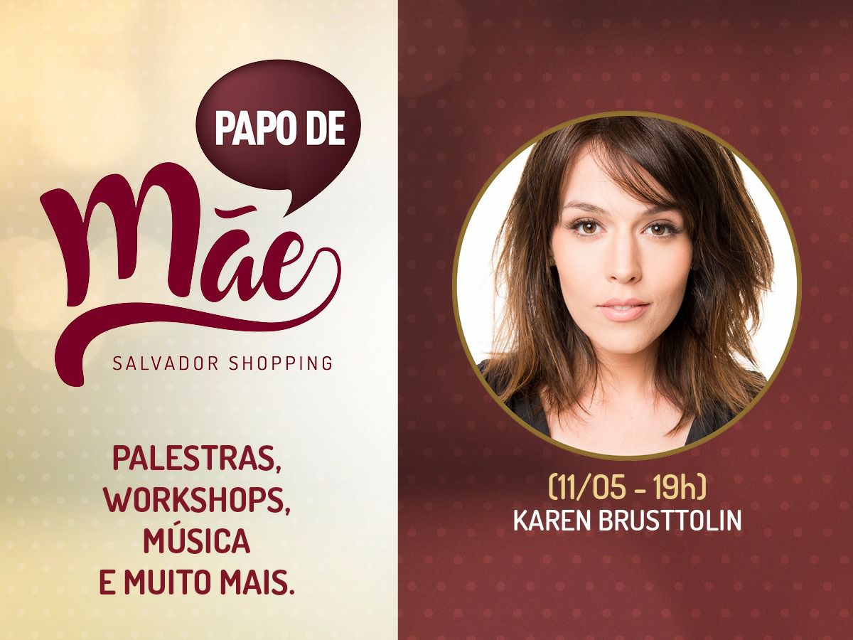 Karen Brusttolin, consultora de estilo, figurinista e mãe do pequeno Noá, é um dos destaques do Papo de Mãe. bit.ly/PapoDeMãeSsaSh…