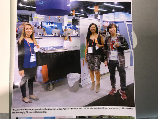 Thanks for having ice cream with us in Booth 1304, <a href="/CDA_Dentists/">CDA_Dentists</a>!