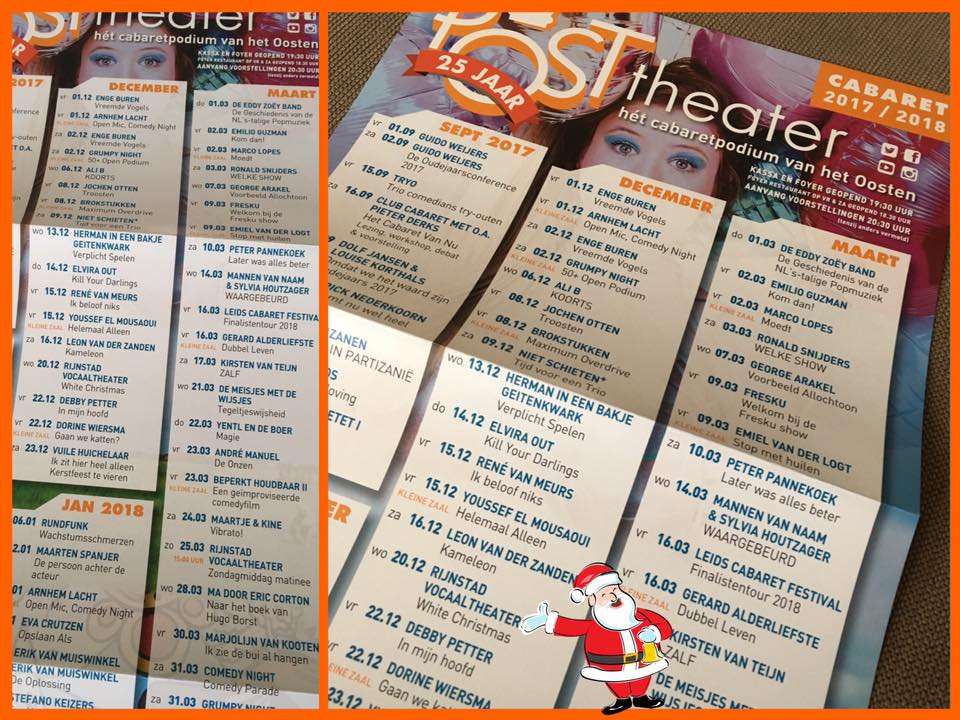 Vandaag in de bus en online, de ladder van @PosttheaterUIT <a href="/RijnstadVt/">Rijnstad VTheater</a> staat er meerdere keren op! En veel meer!
posttheater.nl