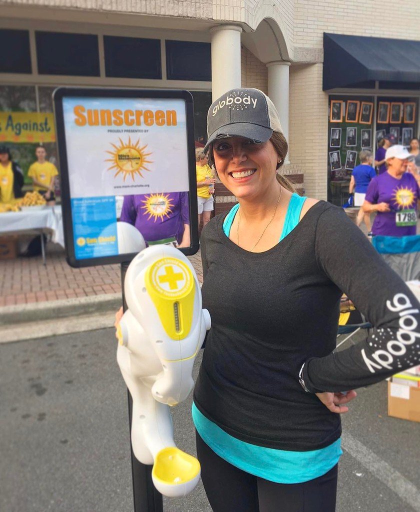 TheSunShield's tweet photo. 📷#FanPic: 
Happy 🚫#DontFryDay! 🌴Shout out to our 💛#SPFbff's at @milesagainstmelanomanc for this awesome pic!
.
.
.… https://t.co/dLWdmKfMn8 https://t.co/ccT591VgCb