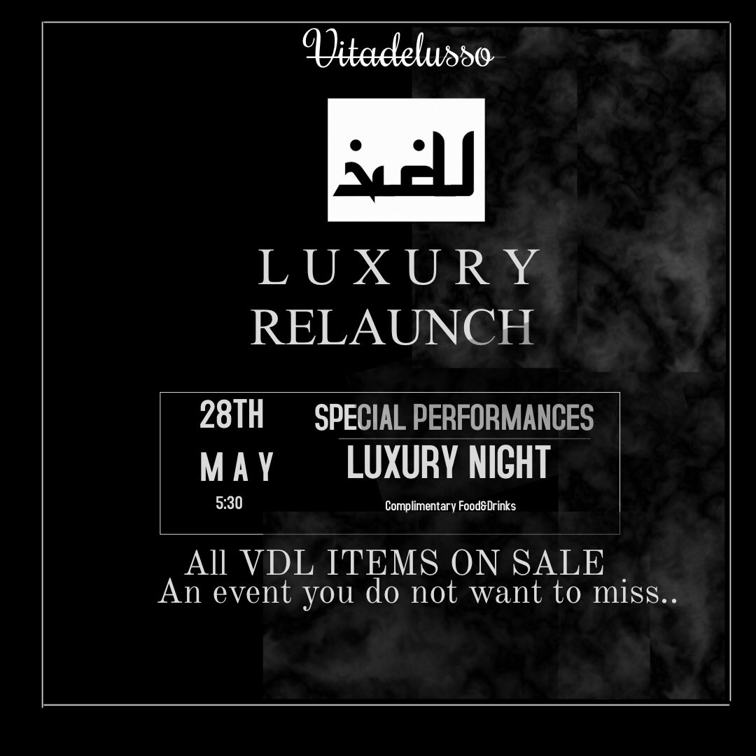 VITA DE LUSSO tweet media