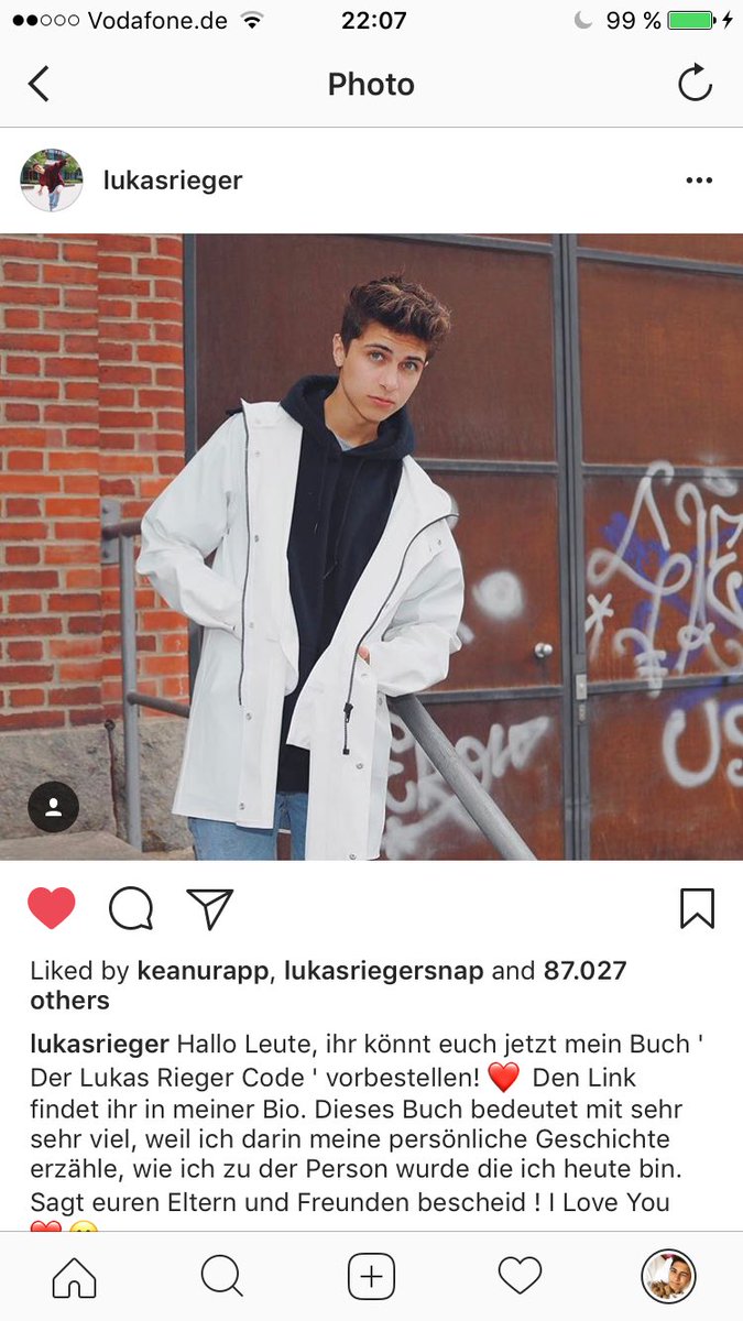 danivampette's tweet photo. I'm just so proud of this wonderful boy ❤ He reached so much with only 17 and in 3 years✨ I love you @lukasrieger ily #LukasRiegerCode https://t.co/027XNFIdFJ