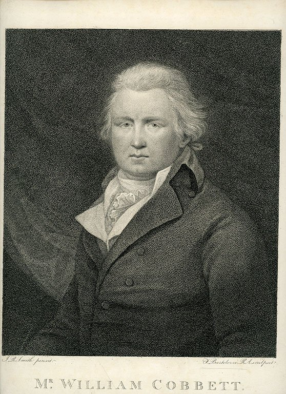 Adelphi_UASC's tweet image. On this day in 1817 William #Cobbett arrived on Long Island. An image of the man himself from our Cobbett Col. tinyurl.com/mktxgrd