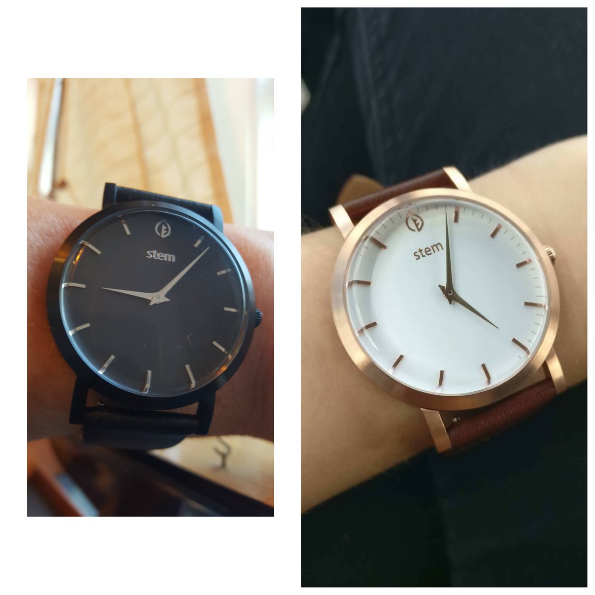 GloriaBarry20's tweet photo. Two very happy customers #stemwatches https://t.co/W3wqOah0PZ