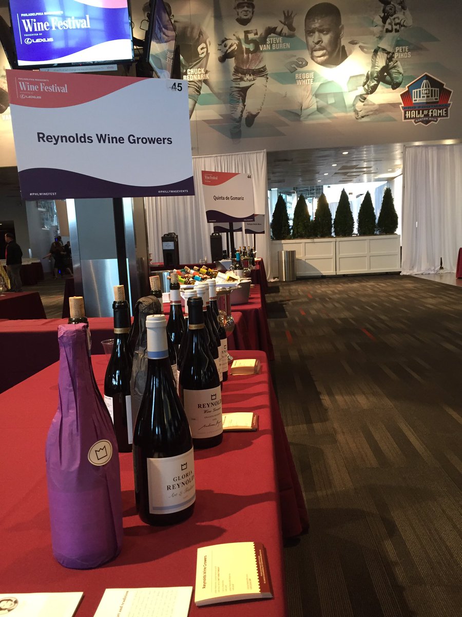 ReynoldsWine's tweet photo. Let's get it on #phlwinefest https://t.co/9qWBy7Q8cx