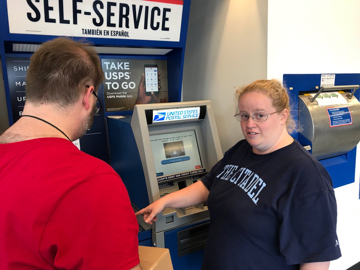 AthVol's tweet photo. Stephanie is helping my brother mail an eBay package (@ US Post Office in Springfield, MO) https://t.co/53NsEOYY9E https://t.co/LVrl0zFPaU