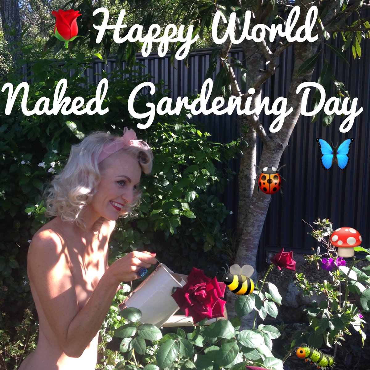 Enjoy your day 🌹🌈
#worldnakedgardeningday