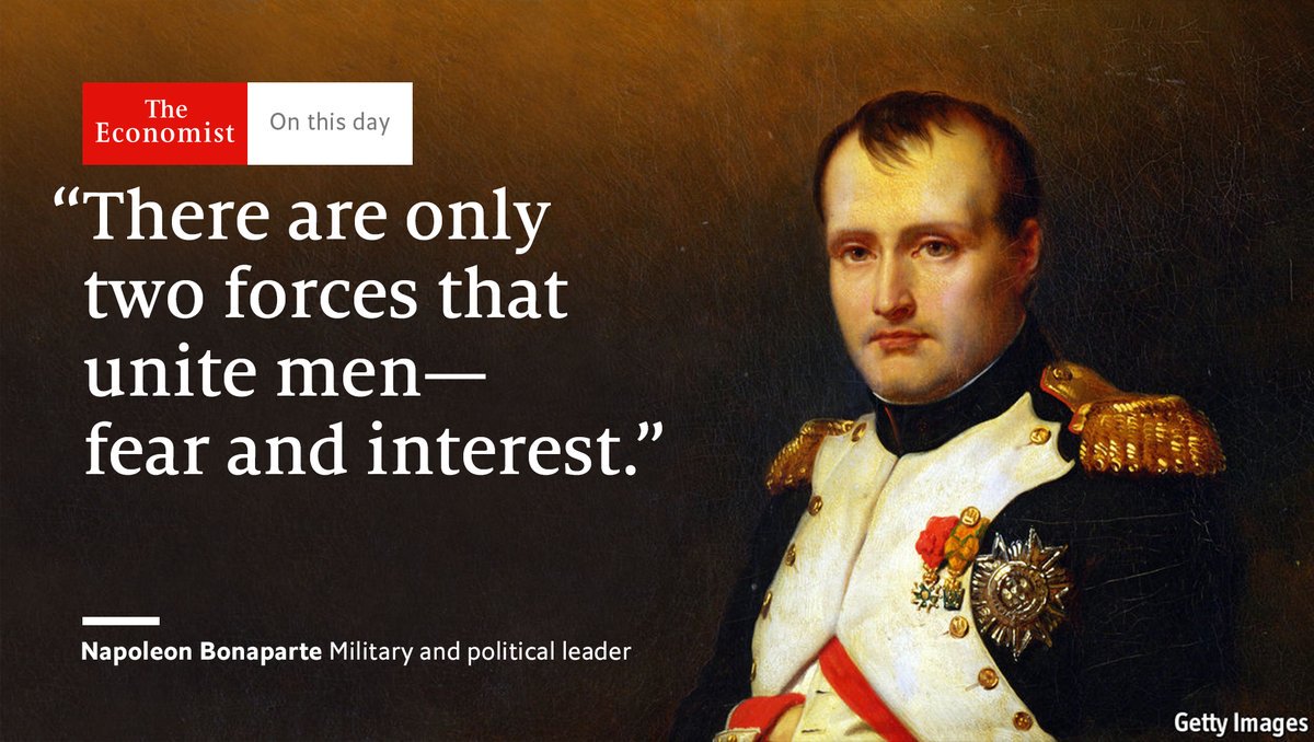 Garibaldi1000's tweet photo. Napoleon—tactical military genius but a flawed statesman—died #OnThisDay 1821 https://t.co/J9munEZMbn by #TheEconomist via @c0nvey https://t.co/bLlZ7J7Rci