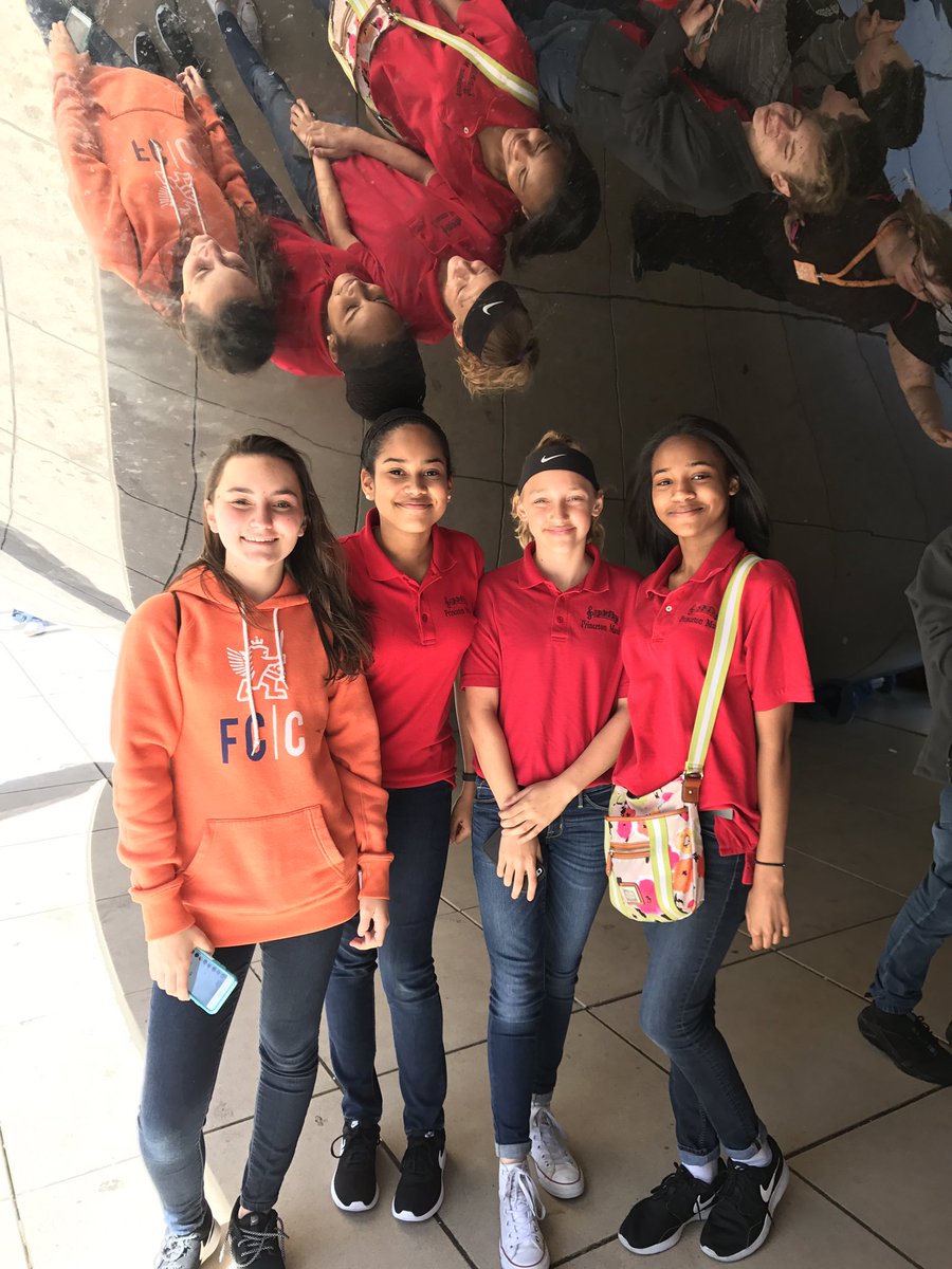 Taylorizlove's tweet photo. millennium park ... enjoying the experience ... #vikingdiff #pcmsvikes @PCMSVikes https://t.co/yQFGulGC5R