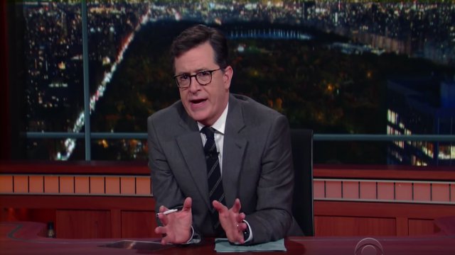 thehill's tweet image. FCC launches investigation into Stephen Colbert's Trump insults: hill.cm/357k9FK