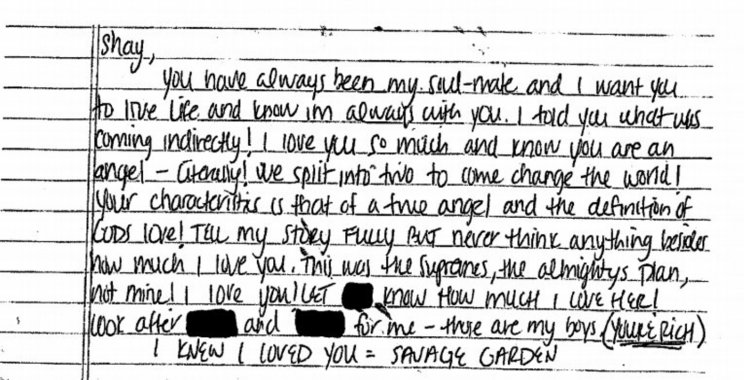 Aaron Hernandez suicide note to fiancee: 'Tell my story fully ...' bit.ly/2peUSbY https://t.co/NTE5ZY534a