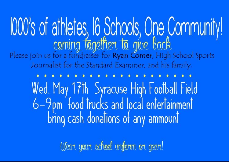 Hey there! We're hosting a fundraiser for @RyanComerSe &amp; his wife who is battling MS. Come show support for a guy who ALWAYS supports us !!!